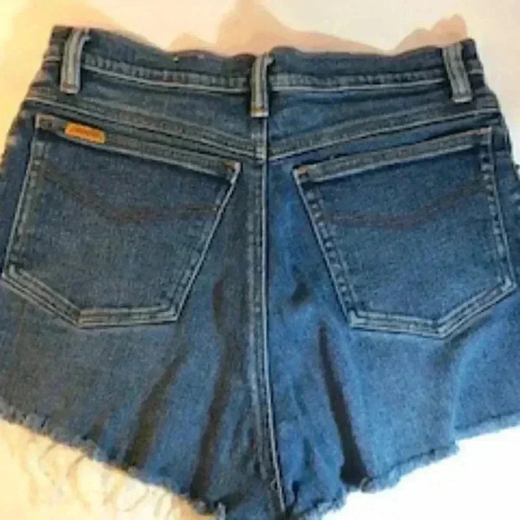 Jordache Distressed Jean Shorts‎ Womens Sz 8 - Picture 6 of 8